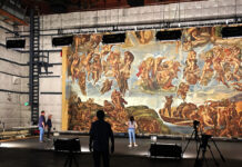 Hollywood backdrops, rescued from obscurity, become a teaching tool at UT